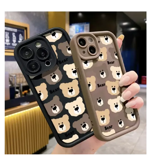 تصویر  قاب گوشی اپل آیفون 13 پرو مکس مدل خرسی