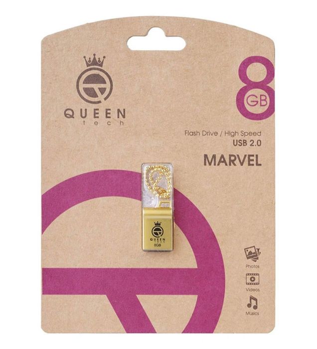 تصویر  فلش مموری کوئین تک مدل MARVEL USB 2.0 ظرفیت 8 گیگابایت