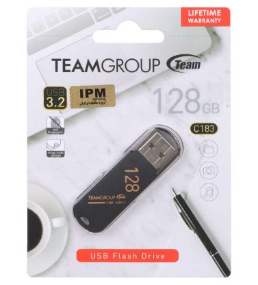 تصویر  فلش مموری تیم گروپ مدل C183 USB3.2 ظرفیت 128 گیگابایت