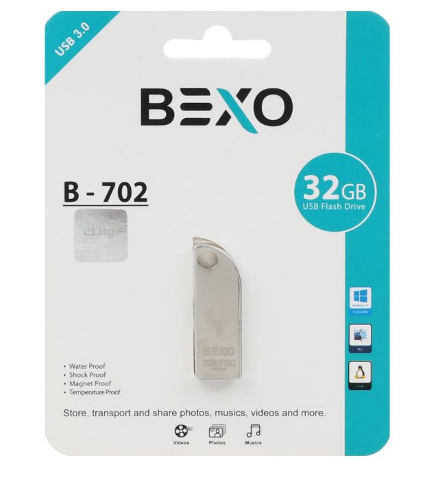 تصویر  فلش مموری بکسو مدل B-702 USB 3.0 ظرفیت 32 گیگابایت