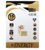 تصویر  فلش مموری ایکس انرژی مدل Golden Gem USB 2.0 ظرفیت 16 گیگابایت