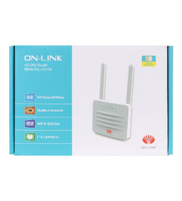 تصویر  روتر مودم بی سیم آن لینک 4G/3G مدل E315S