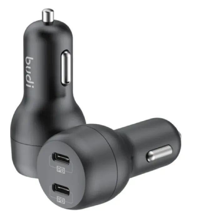 تصویر  شارژر فندکی بودی مدل CC108RB توان 40 وات با خروجی USB-C