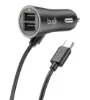 تصویر  شارژر فندکی بودی مدل CC068TB1 توان 17 وات با خروجی USB به همراه کابل USB-C
