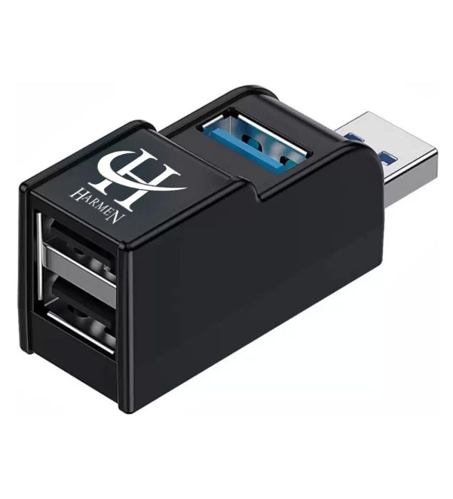 تصویر  هاب 3 پورت USB 3.0 هارمن مدل HR-PRO3