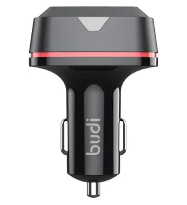 تصویر  شارژر فندکی بودی 60 وات مدل CC616RB با خروجی USB و USB-C