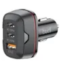 تصویر  شارژر فندکی بودی 60 وات مدل CC616RB با خروجی USB و USB-C
