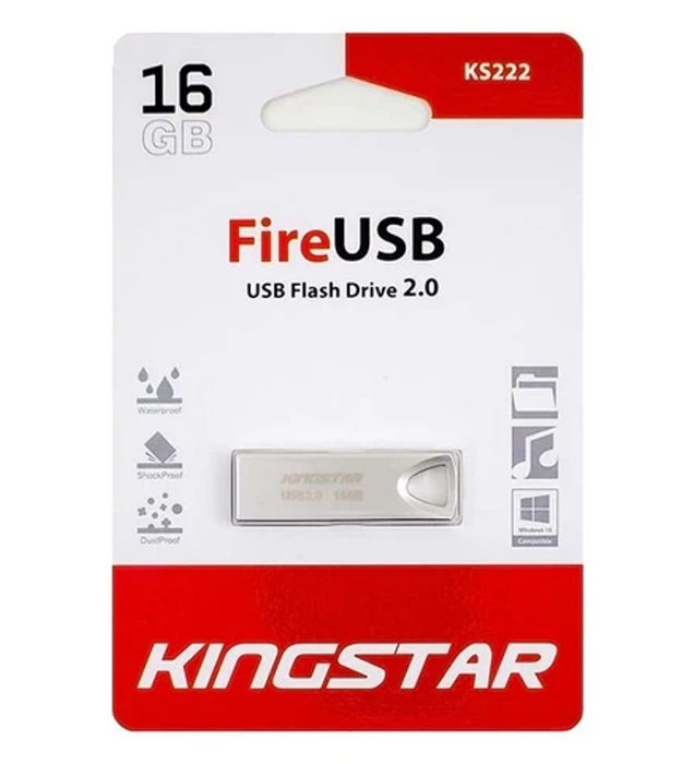 تصویر  فلش مموری کینگ استار مدل Fire KS222 USB 2.0 ظرفیت 16 گیگابایت
