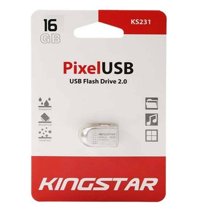 تصویر  فلش مموری کینگ استار مدل Pixel KS231 USB 2.0 ظرفیت 16 گیگابایت