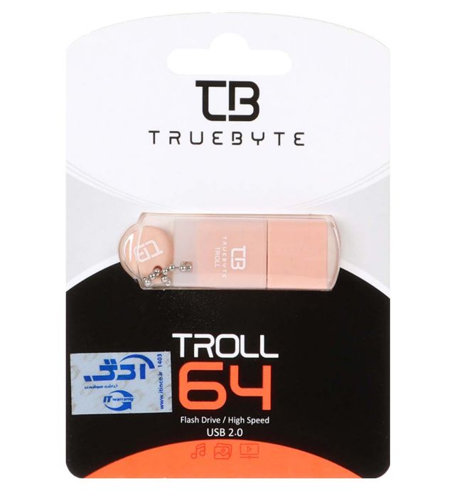 تصویر  فلش مموری تروبایت مدل Troll ظرفیت 64 گیگابایت