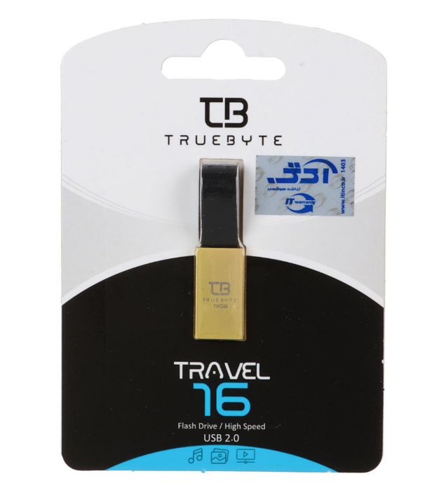 تصویر  فلش مموری تروبایت مدل Travel ظرفیت 16 گیگابایت