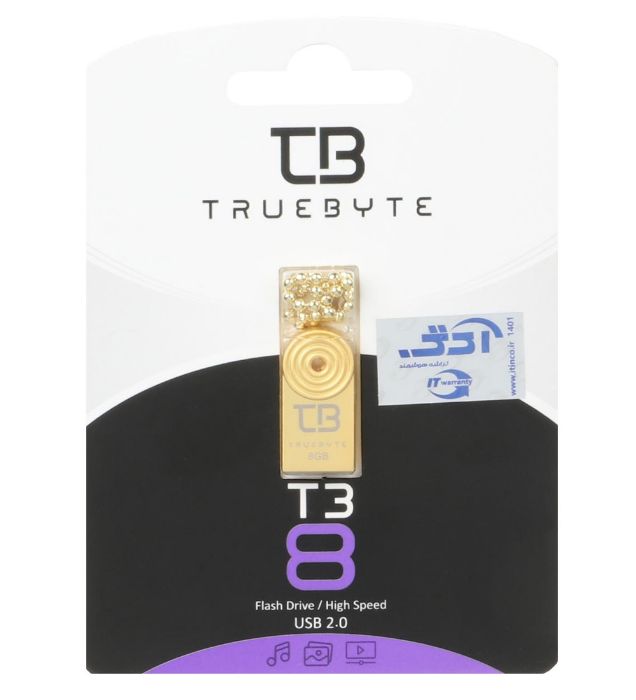 تصویر  فلش مموری تروبایت مدل T3 ظرفیت 8 گیگابایت