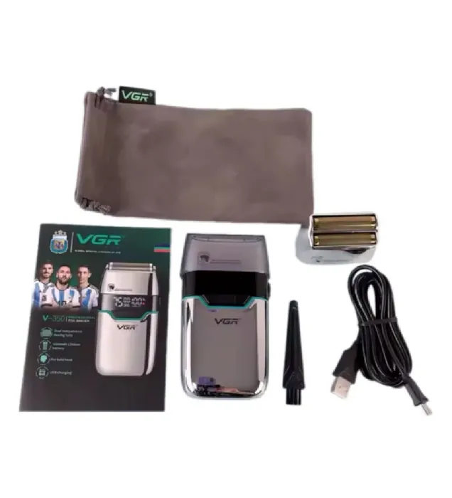 تصویر  ماشین اصلاح سر و صورت شارژی وی جی آر مدل V-350