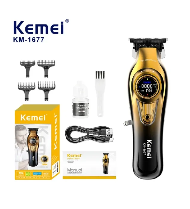 تصویر  ماشین اصلاح سر و صورت کیمی مدل km-1677
