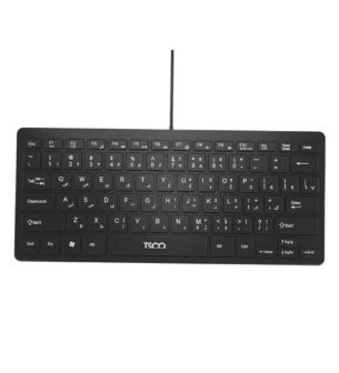 تصویر  کیبورد با سیم تسکو مدل TK 8044