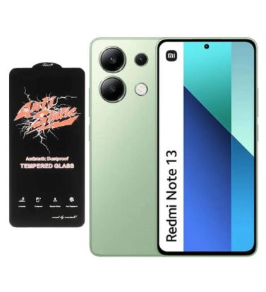 تصویر  گوشی موبایل شیائومی مدل ردمی نوت 13 4G ظرفیت 512 گیگابایت رم 8 گیگابایت به همراه محافظ تمام صفحه (گلس) آنتی استاتیک