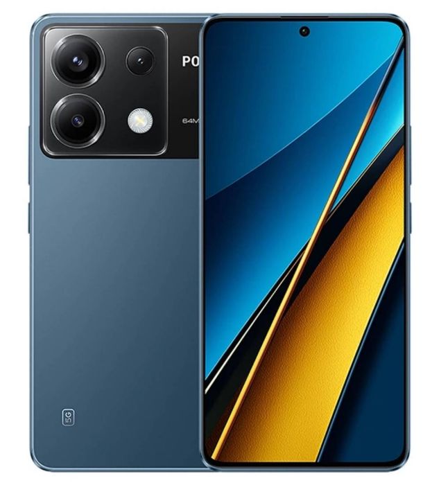 تصویر  گوشی موبایل شیائومی مدل Poco X6 ظرفیت 512 گیگابایت رم 12 گیگابایت به همراه محافظ تمام صفحه (گلس) آنتی استاتیک