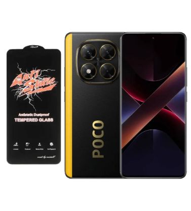 تصویر  گوشی موبایل شیائومی مدل Poco X7 ظرفیت 512 گیگابایت رم 12 گیگابایت به همراه محافظ تمام صفحه (گلس) آنتی استاتیک
