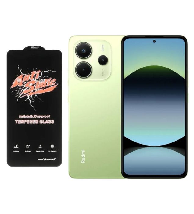 تصویر  گوشی موبایل شیائومی Redmi Note 14 4G ظرفیت 256 گیگابایت رم 8 گیگابایت به همراه محافظ تمام صفحه (گلس) آنتی استاتیک