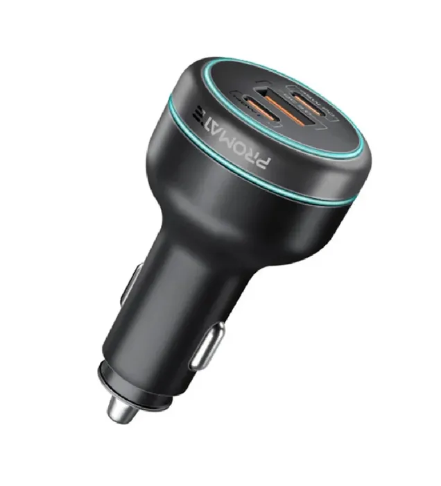 تصویر  شارژر فندکی فست و PD سه پورت پرومیت مدل PowerDrive-230 230W