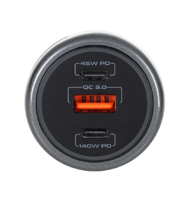 تصویر  شارژر فندکی فست و PD سه پورت پرومیت مدل PowerDrive-230 230W