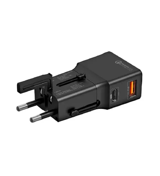 تصویر  شارژر دیواری پرومیت 20 وات مدل TriPlug-PD20