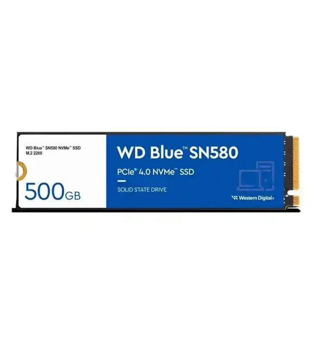 تصویر  هارد اینترنال وسترن دیجیتال مدل WD Blue SN580 NVMe ظرفیت 500 گیگابایت