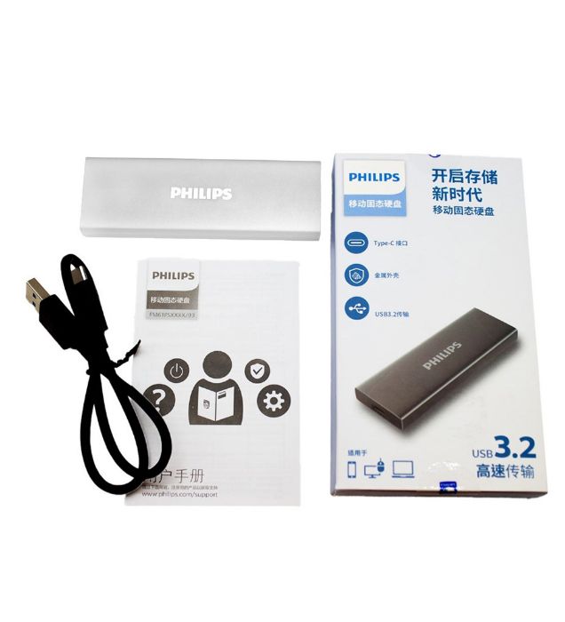 تصویر  هارد SSD اکسترنال فیلیپس مدل FM61PS025S PS ظرفیت 256 گیگابایت