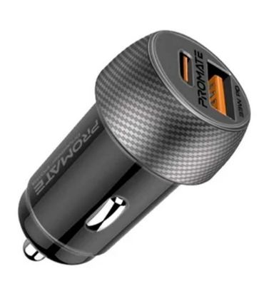 تصویر  شارژر فندکی 33W پرومیت مدل Drivegear-PD33