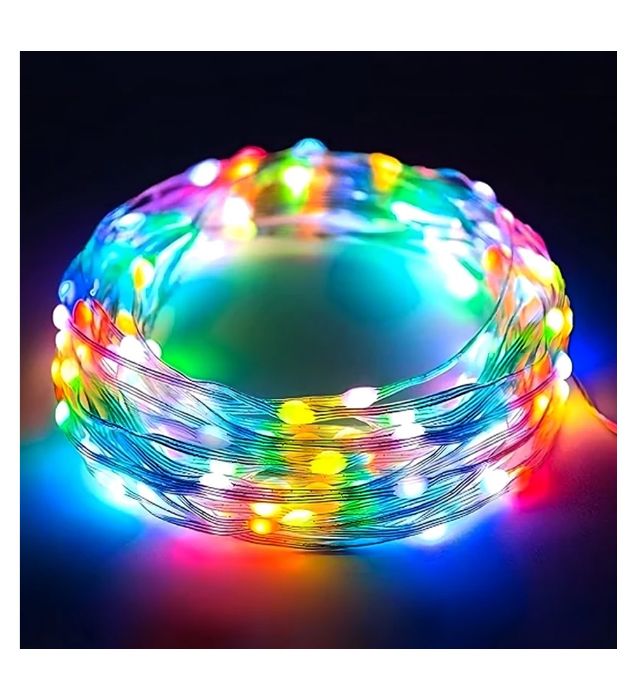 تصویر  ریسه ال ای دی مدل فول کالر هوشمند بلوتوثی کد RGB IC USB 5V طول 10 متر