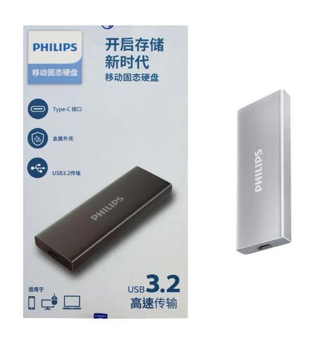 تصویر  هارد SSD اکسترنال فیلیپس مدل FM61PS100S PS ظرفیت 1 ترابایت