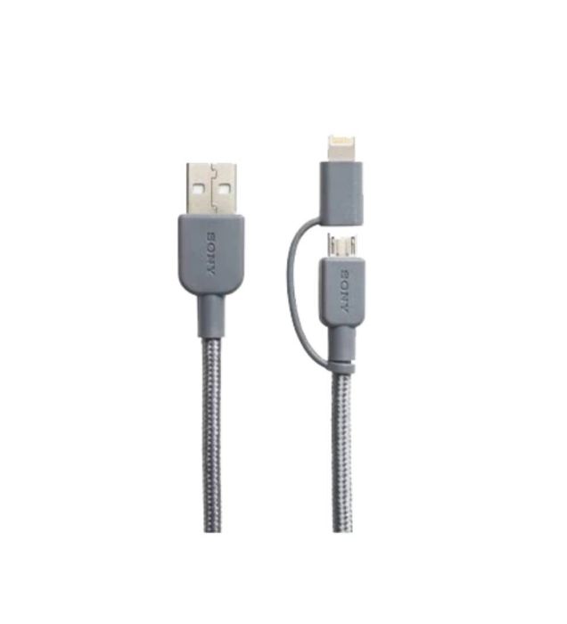 تصویر  کابل تبدیل USB به  Lightning / Micro USB سونی مدل CP-ABLP150 طول 1.5 متر