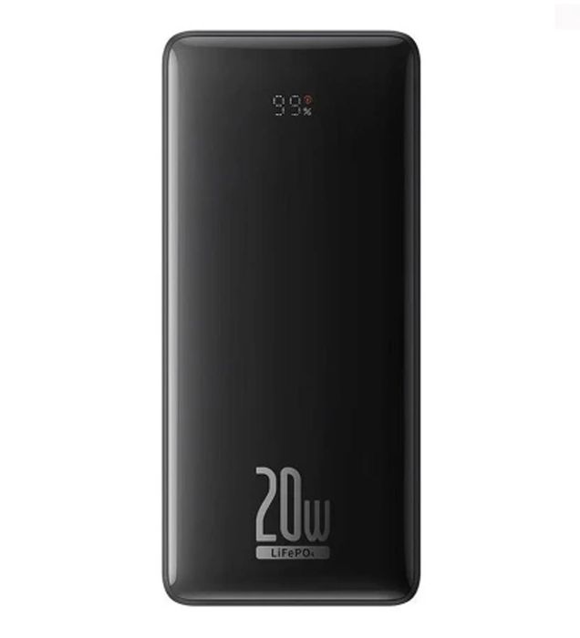 تصویر  پاوربانک 20W باسئوس مدل LiFePO4 Digital Display ظرفیت 18400 میلی آمپر ساعت