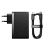تصویر  شارژر دیواری 140وات باسئوس مدل GaN5 Pro Fast Charger 2C+U 140W EU CCGP10020 همراه با کابل تایپ سی به تایپ سی