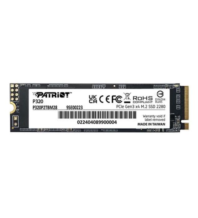 تصویر  هارد اینترنال اس اس دی پاتریوت مدل P320 ظرفیت 256 گیگابایت