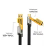 تصویر  کابل تبدیل USB/USB-C به لایتنینگ/USB-C اچ تی ام مدل 4in1 طول 1.2 متر