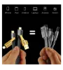 تصویر  کابل تبدیل USB/USB-C به لایتنینگ/USB-C اچ تی ام مدل 4in1 طول 1.2 متر