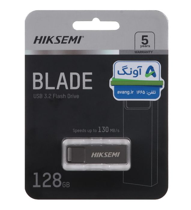 تصویر  فلش مموری هایک سمی مدل Blade USB 3.2 ظرفیت 128 گیگابایت
