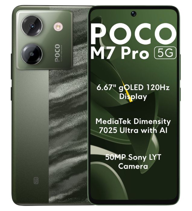 تصویر  گوشی موبایل شیائومی Poco M7 Pro 5G ظرفیت 256 گیگابایت رم 12 گیگابایت