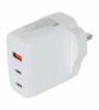 تصویر  شارژر دیواری جی بی کیو سه پین 65 وات مدل WC-607