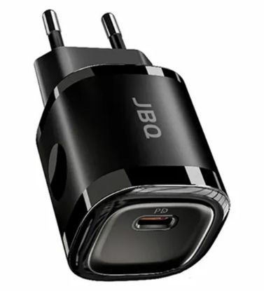 تصویر  شارژر دیواری 20 وات جی بی کیو مدل HC-DP20 به همراه کابل USB-C به Lightning
