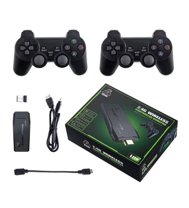 تصویر  کنسول بازی بی‌سیم مدل 2.4G Wireless Controller Gamepad-4K Game Stick Lite