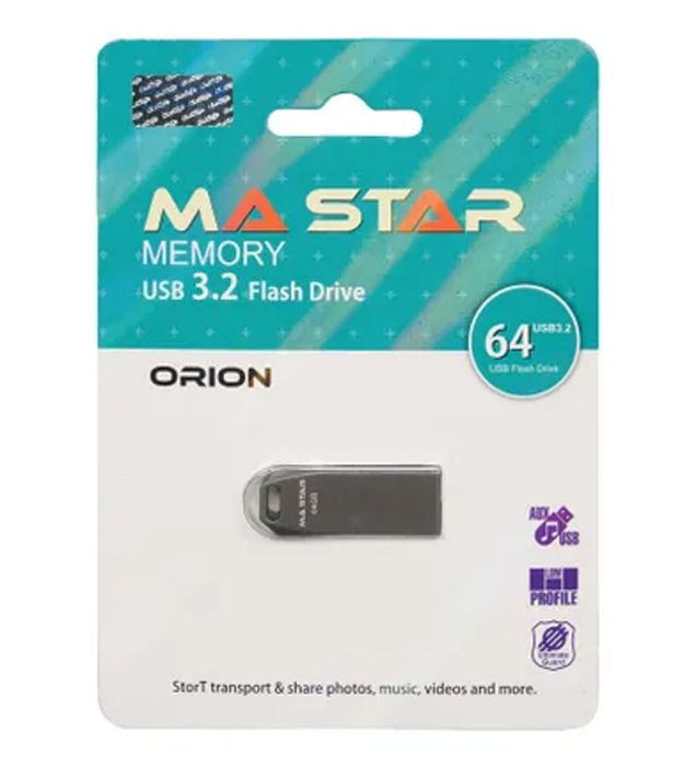 تصویر  فلش مموری ام ای استار مدل Orion ظرفیت 64 گیگابایت