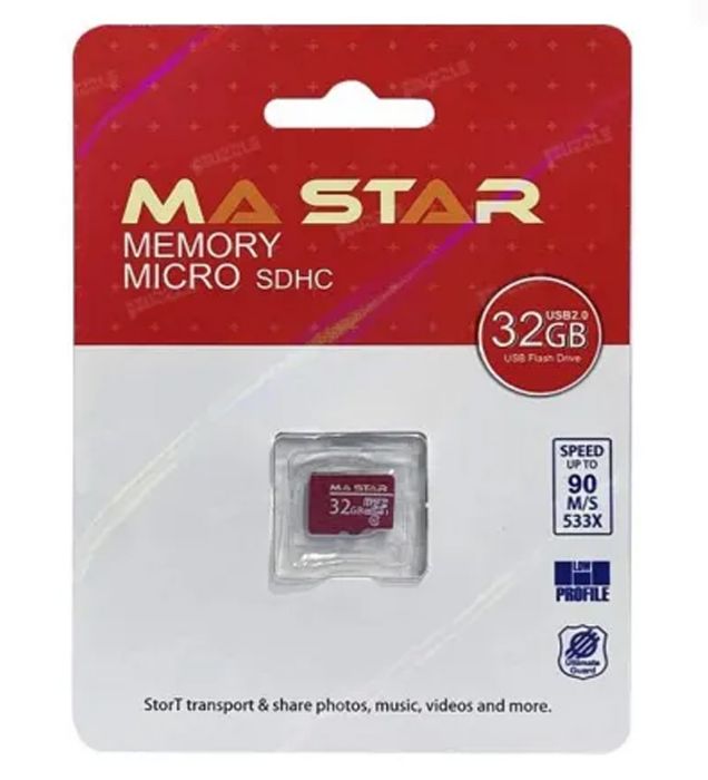 تصویر  کارت حافظه میکرو اس دی ام ای استار مدل MicroSDHC CL10 533X ظرفیت 32 گیگابایت