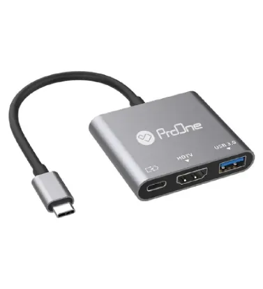 تصویر  هاب 3 پورت USB-C پرووان مدل PHU552