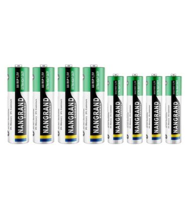 تصویر  باتری قلمی و نیم قلمی نانگرند مدل Extra Heavy Duty مجموعه 8 عددی