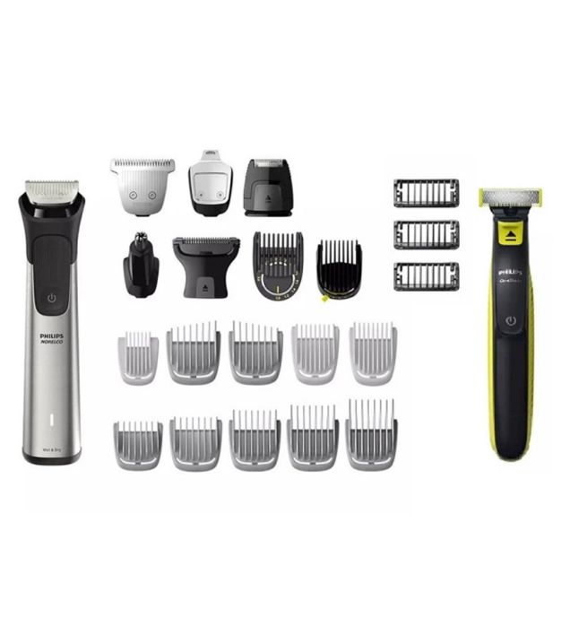 تصویر  ماشین اصلاح سر و صورت (ریش تراش) فیلیپس مدل MG9510 به همراه ماشین اصلاح وان بلید مجموعه 2 عددی