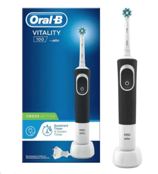 تصویر  مسواک برقی اورال-بی مدل Vitality Cross Action D100