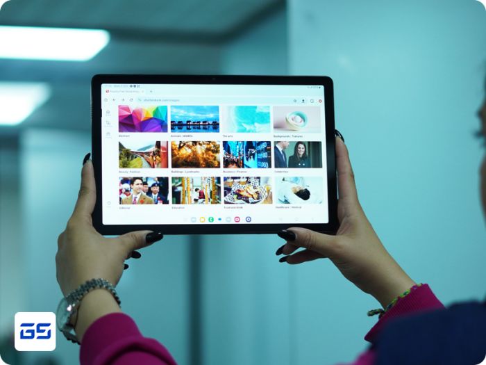 تصویر  تبلت سامسونگ مدل گلکسی Tab A9 Plus 5G ظرفیت 64 گیگابایت رم 4 گیگابایت به همراه شارژر