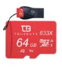 تصویر  کارت حافظه میکرو اس دی تروبایت مدل 633X-A2-V30 به همراه کارت خوان ظرفیت 64 گیگابایت